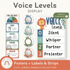 Voice Levels Chart - Cute Jungle Animals Decor - Miss Jacobs Little Learners