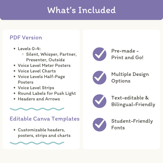 Voice Levels Chart - Dreamy Space Theme Classroom Decor - Miss Jacobs Little Learners