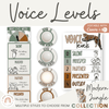 Voice Levels Chart - Modern Jungle Classroom Decor - Miss Jacobs Little Learners