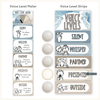 Voice Levels Chart - Modern Ocean Classroom Decor - Miss Jacobs Little Learners