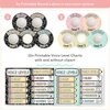 Voice Levels Chart - Pastel Composition Notebook Classroom Decor - Miss Jacobs Little Learners