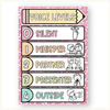 Voice Levels Chart - Pastel Composition Notebook Classroom Decor - Miss Jacobs Little Learners