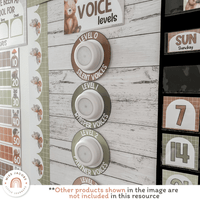Voice Levels Chart - Woodland Theme Classroom Decor - MJLL – Miss ...