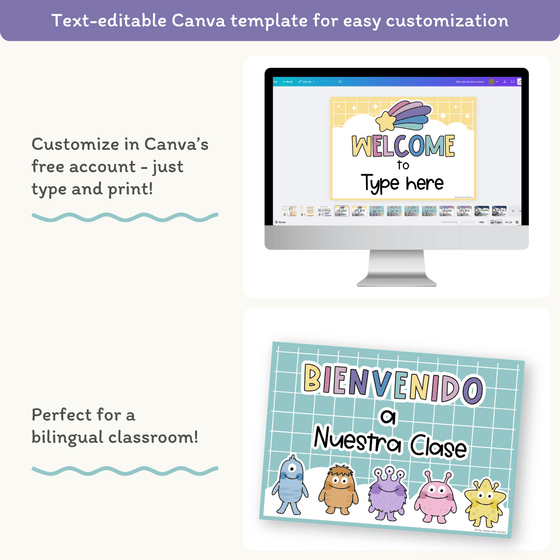 Welcome Posters - Dreamy Space Classroom Decor - Miss Jacobs Little Learners