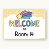 Welcome Posters - Dreamy Space Classroom Decor - Miss Jacobs Little Learners