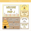 Welcome Posters - Happy Hive Classroom Decor - Miss Jacobs Little Learners