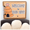 Welcome Posters - Happy Hive Classroom Decor - Miss Jacobs Little Learners