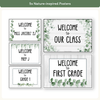 Welcome Posters - Modern Botanical Classroom Decor - Miss Jacobs Little Learners