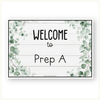 Welcome Posters - Modern Botanical Classroom Decor - Miss Jacobs Little Learners