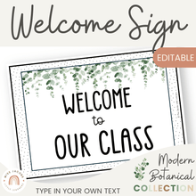  Welcome Posters - Modern Botanical Classroom Decor - Miss Jacobs Little Learners