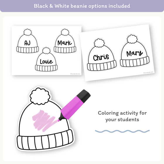 Winter Bulletin Board Kit - Composition Notebook Classroom Decor - Miss Jacobs Little Learners