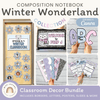 Winter Composition Notebook Classroom Decor Bundle - Miss Jacobs Little Learners