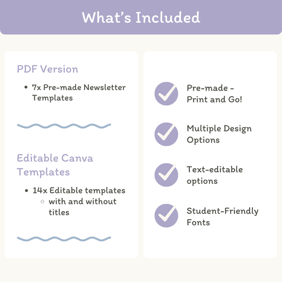 Winter Newsletters Templates - Composition Notebook Classroom Decor - Miss Jacobs Little Learners