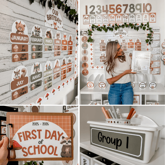 Woodland Theme Classroom Decor Bundle
