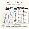 Word Lists | Writing Center Tools - Miss Jacobs Little Learners