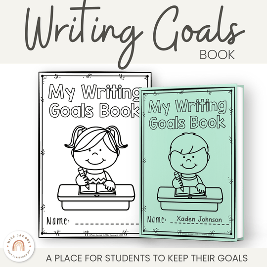 Writing Goals Book