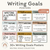 Writing Goals Posters | Neutral Toned Classroom Decor - Miss Jacobs Little Learners