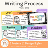 Writing Process Posters - Cutesy Classroom Decor - Miss Jacobs Little Learners