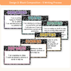 Writing Process Posters - Cutesy Composition Notebook English Decor - Miss Jacobs Little Learners