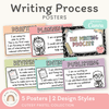 Writing Process Posters - Cutesy Pastel English Decor - Miss Jacobs Little Learners