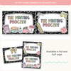Writing Process Posters - Cutesy Pastel English Decor - Miss Jacobs Little Learners