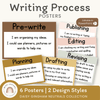 Writing Process Posters - Daisy Gingham Neutrals Decor - Miss Jacobs Little Learners
