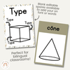 3D Objects / 3D Shapes Posters | AUSTRALIANA Decor - Miss Jacobs Little Learners