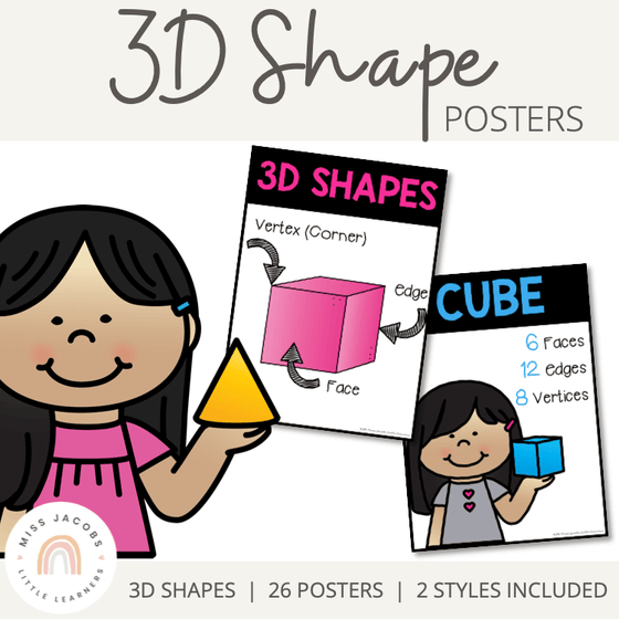 3D Shape Posters - Miss Jacobs Little Learners