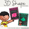 3D Shape Posters {Chalkboard} - Miss Jacobs Little Learners