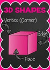 3D Shape Posters {Chalkboard} - Miss Jacobs Little Learners