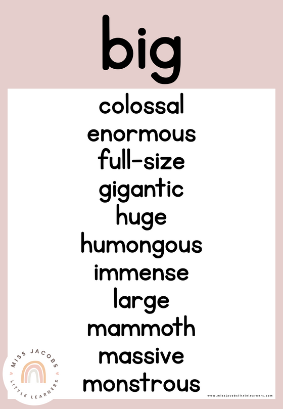 Synonym Posters | MODERN RAINBOW Color Palette | Calm Colors Decor