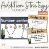 Addition Strategy Posters | Rustic BOHO PLANTS decor - Miss Jacobs Little Learners