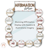 Affirmation Station | Australiana | Positive Affirmations for Mirror | Editable - Miss Jacobs Little Learners
