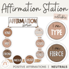 AFFIRMATION STATION | OMBRE NEUTRALS - Miss Jacobs Little Learners