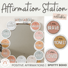 Affirmation Station SPOTTY BOHO | Positive Affirmations Mirror Display - Miss Jacobs Little Learners