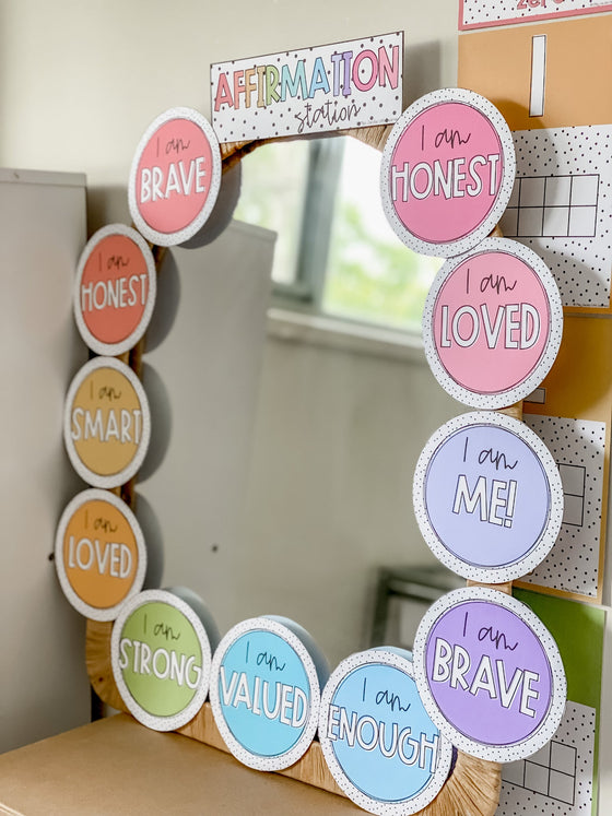 Affirmation Station SPOTTY BRIGHTS | EDITABLE - Miss Jacobs Little Learners
