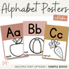 ALPHABET POSTERS | SIMPLE BOHO - Miss Jacobs Little Learners