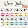 Alphabet Word Wall | Daisy Gingham Pastels Classroom Decor | Editable - Miss Jacobs Little Learners