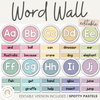 Alphabet Word Wall | SPOTTY PASTELS | Editable - Miss Jacobs Little Learners