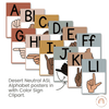ASL (American Sign Language) Alphabet Posters | DESERT NEUTRALS - Miss Jacobs Little Learners