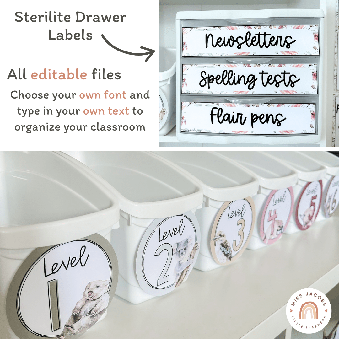 Classroom Supply and Student Name Labels | Australiana