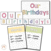 Birthday Display | SPOTTY PASTELS | Editable - Miss Jacobs Little Learners
