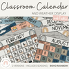 Boho Rainbow Classroom Calendar and Weather Display | Editable - Miss Jacobs Little Learners