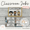 Boho Rainbow Classroom Jobs Display | Neutral Rainbow Theme - Miss Jacobs Little Learners