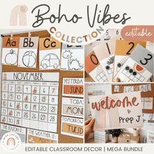  Boho Vibes Classroom Decor Bundle - Desert Neutrals - Miss Jacobs Little Learners