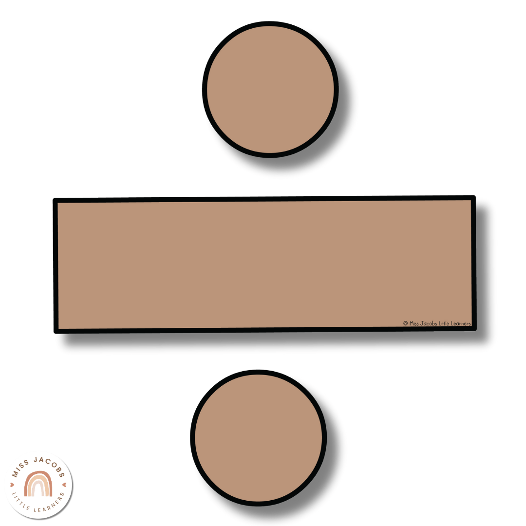 Boho Vibes Large Math Symbols