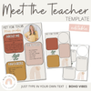 Boho Vibes Meet the Teacher | Editable | Desert Neutral Classroom Decor - Miss Jacobs Little Learners