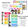 BRIGHTS Classroom Jobs Display | Editable Classroom Decor - Miss Jacobs Little Learners