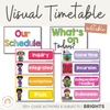 Brights Visual Timetable | Classroom Decor | Editable - Miss Jacobs Little Learners