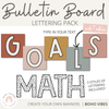 Bulletin Board Lettering Pack - Boho Vibes Theme - Miss Jacobs Little Learners